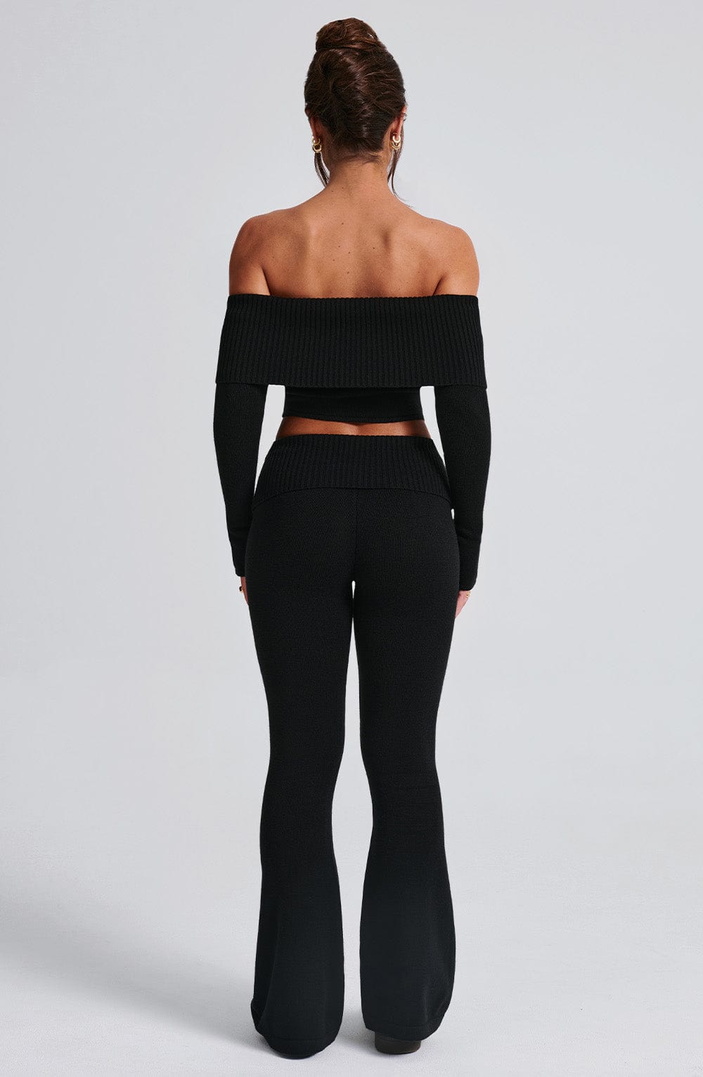 Pantaloni Portia Knit Nero