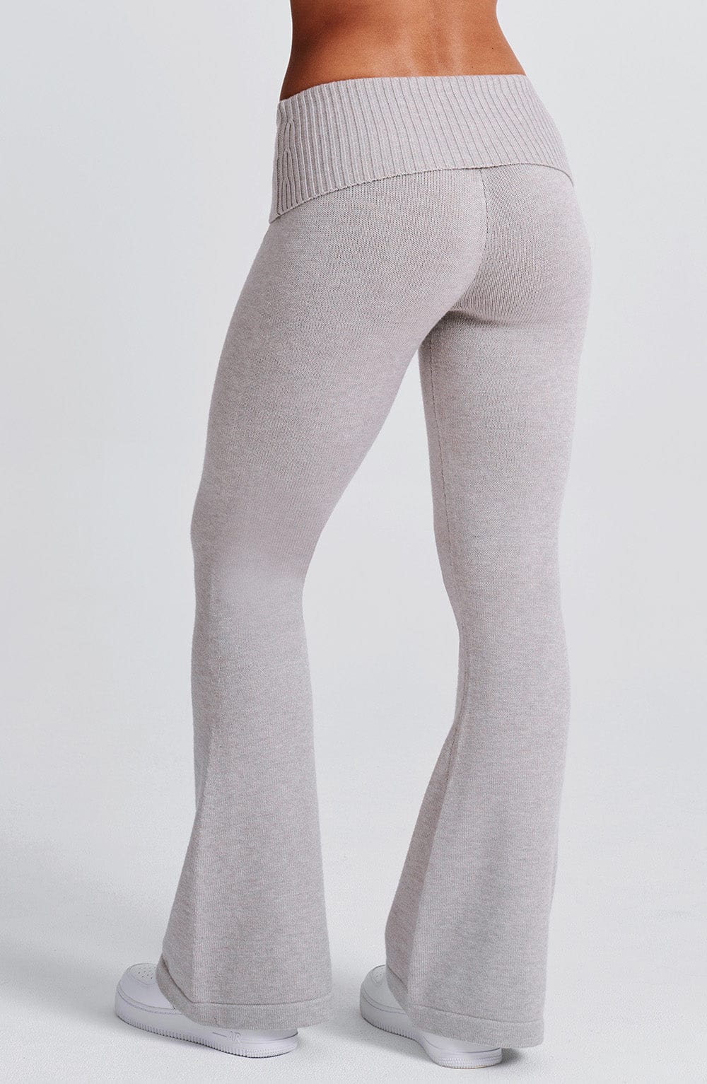 Pantaloni Portia Maglione Grigio Chiaro