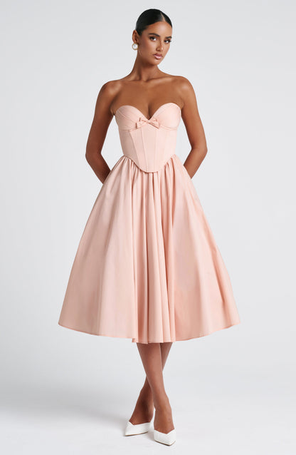 Abito Midi Rosa