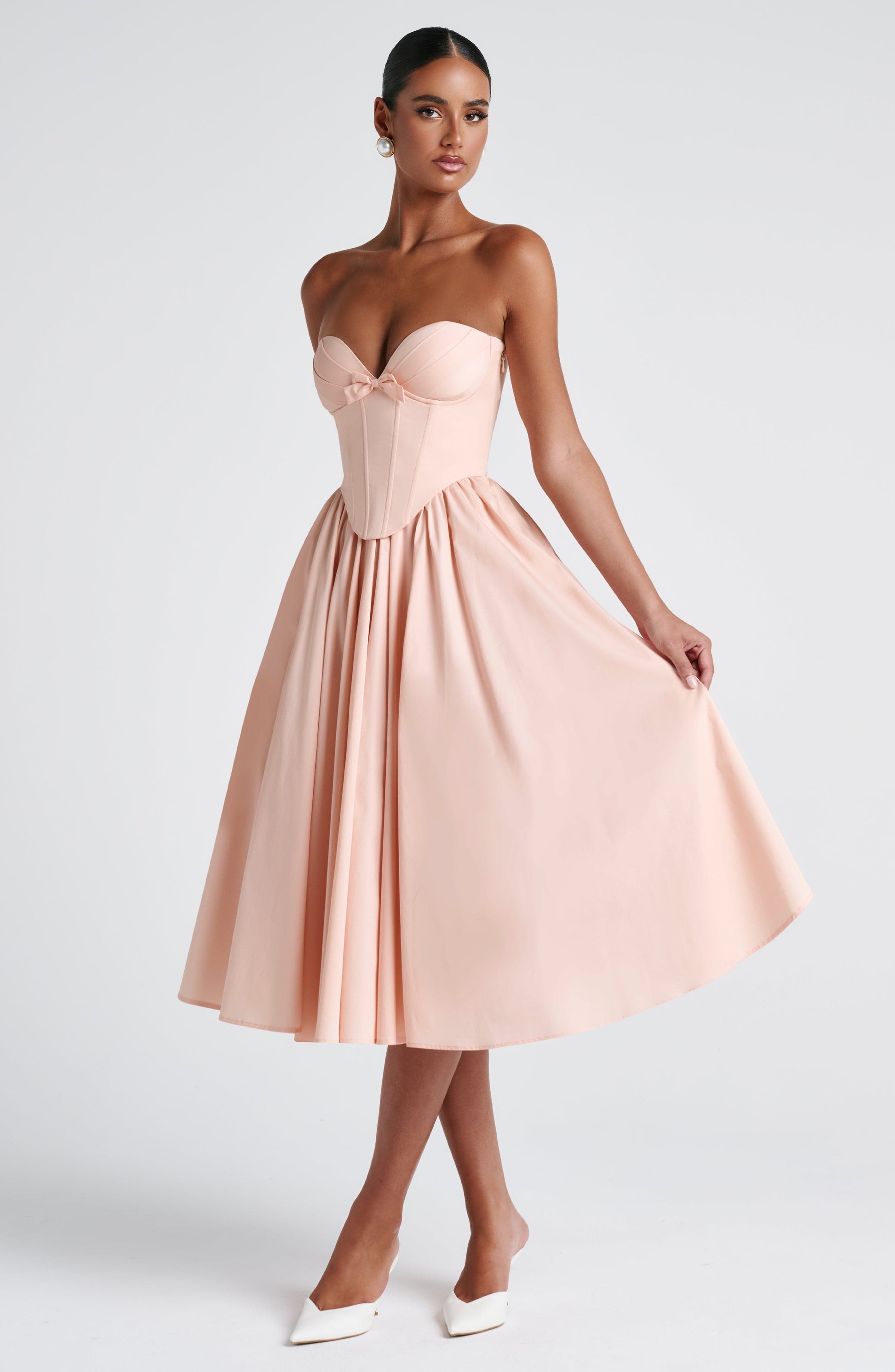 Abito Midi Rosa