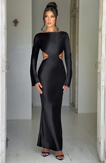 Abito Maxi Nero da Donna