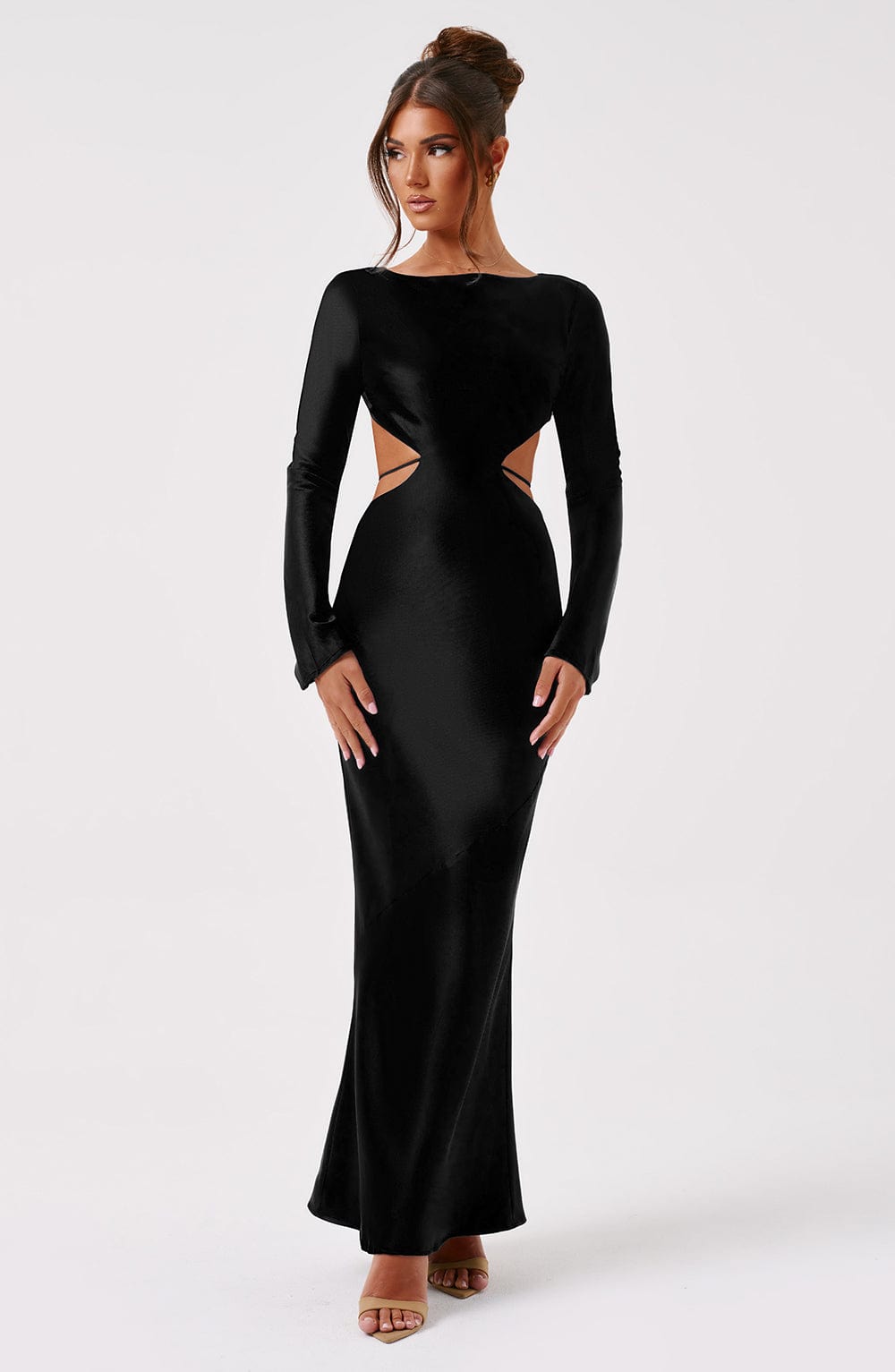 Abito Maxi Nero da Donna