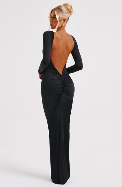 Abito Maxi Nero Elegante