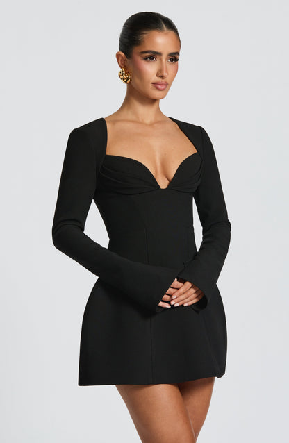 Abito Mini Regina Nero