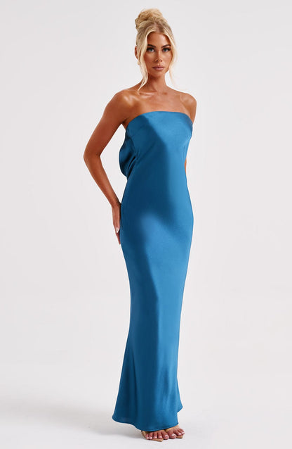 Abito Maxi Rheanna Teal