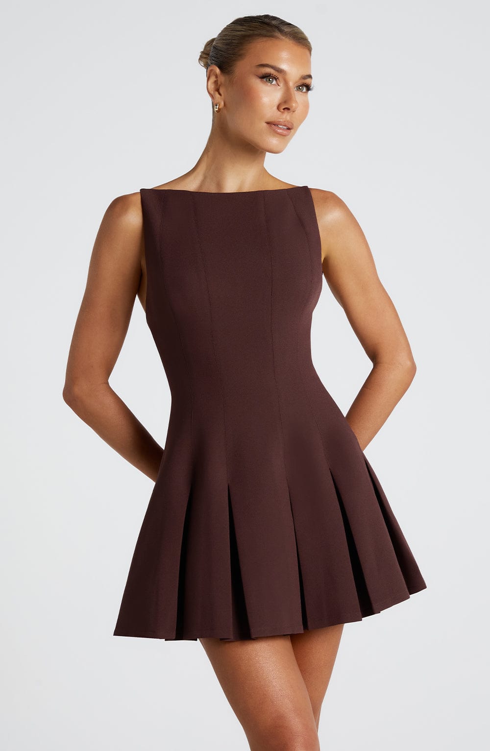 Abito Mini Rory Plum Brown
