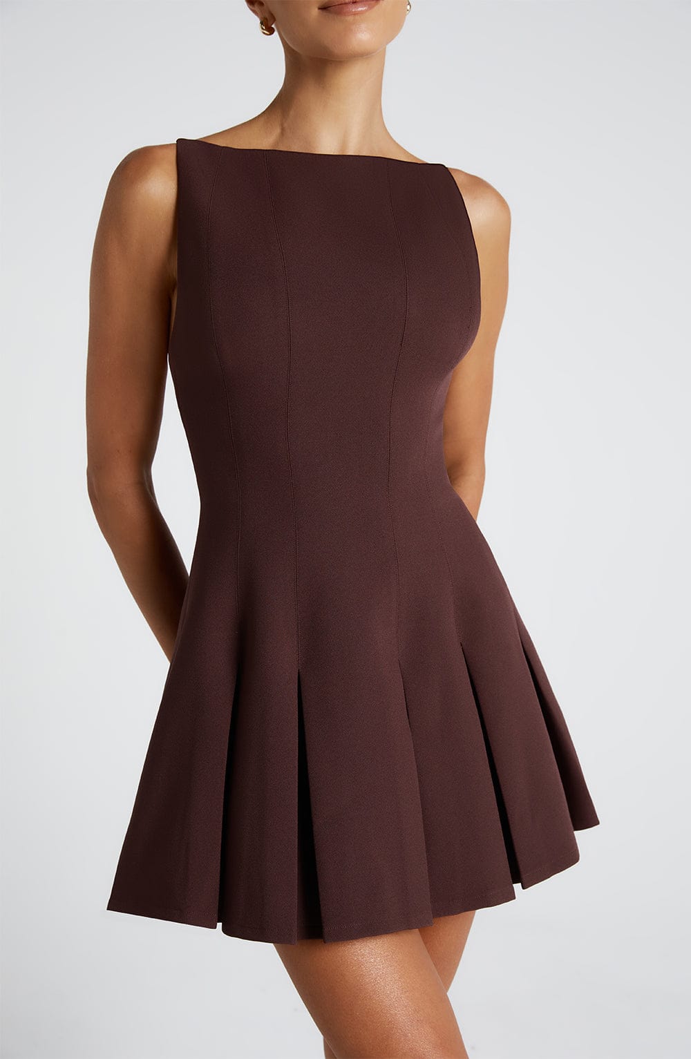 Abito Mini Rory Plum Brown