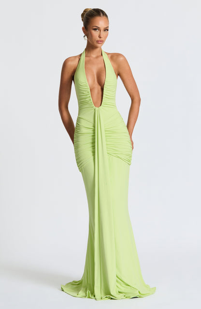 Vestito Rosetta Maxi Lime