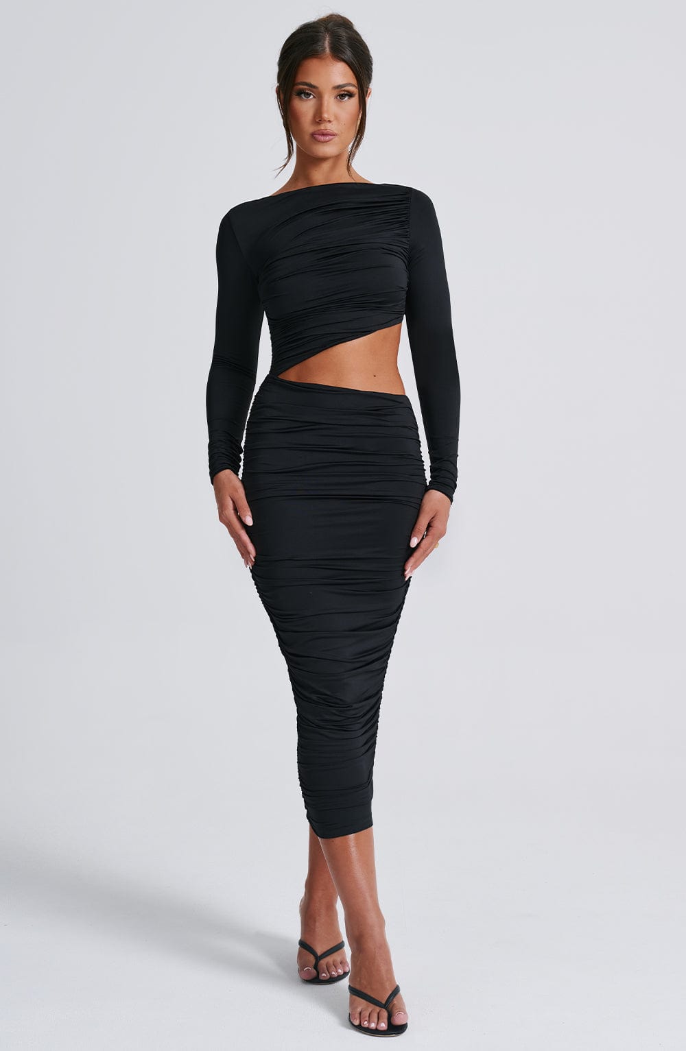 Vestito Nero Midi Rylee