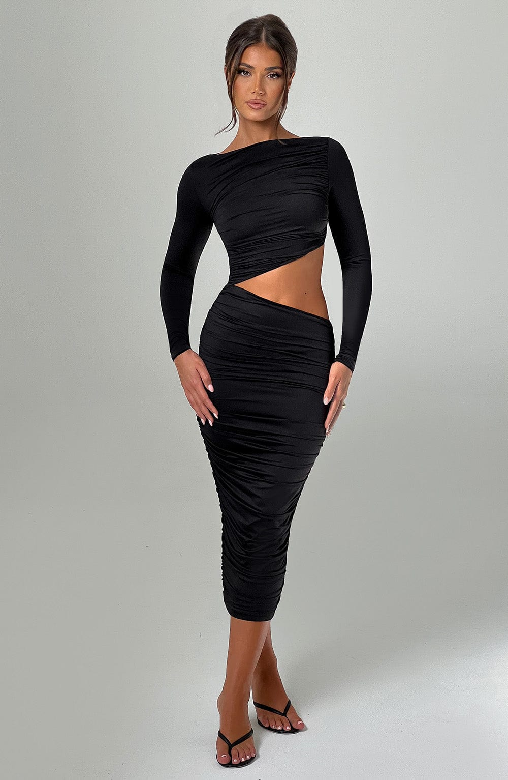 Vestito Nero Midi Rylee