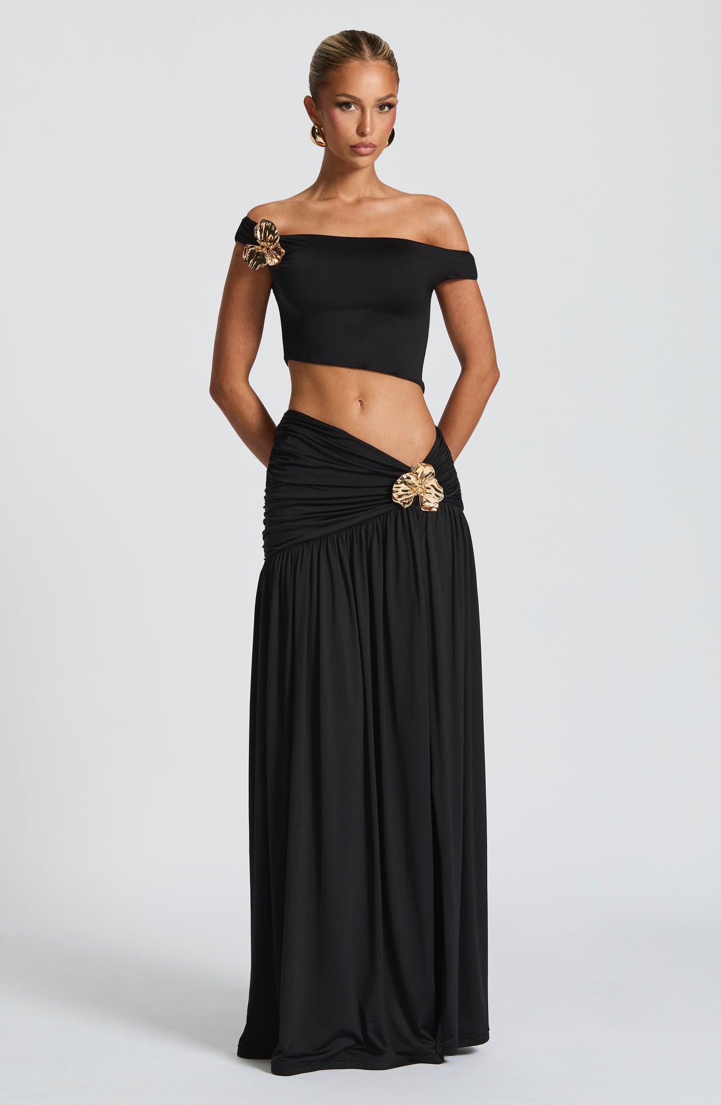 Gonna Maxi Saira - Nero