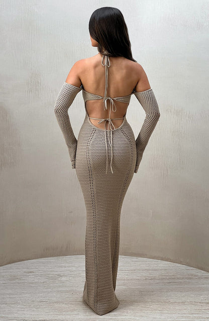 Abito Maxi Samariah Beige