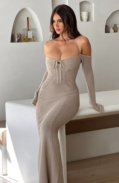 Abito Maxi Samariah Beige