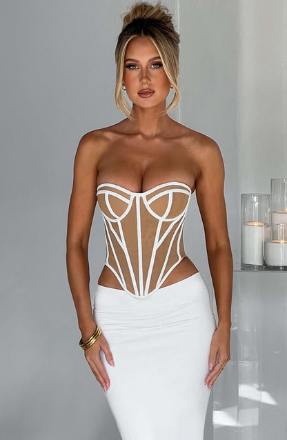 Corsetto Santanna - Avorio/Nudo