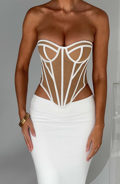 Corsetto Santanna - Avorio/Nudo