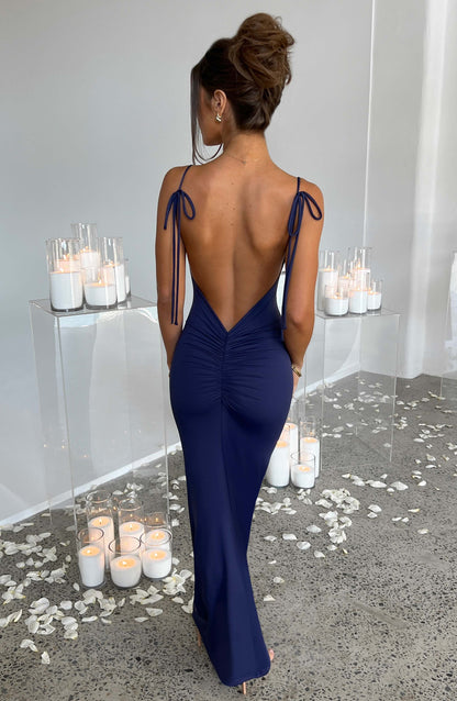 Abito Maxi Sanya Blu