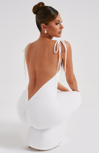 Abito Maxi Sanya Bianco Donna