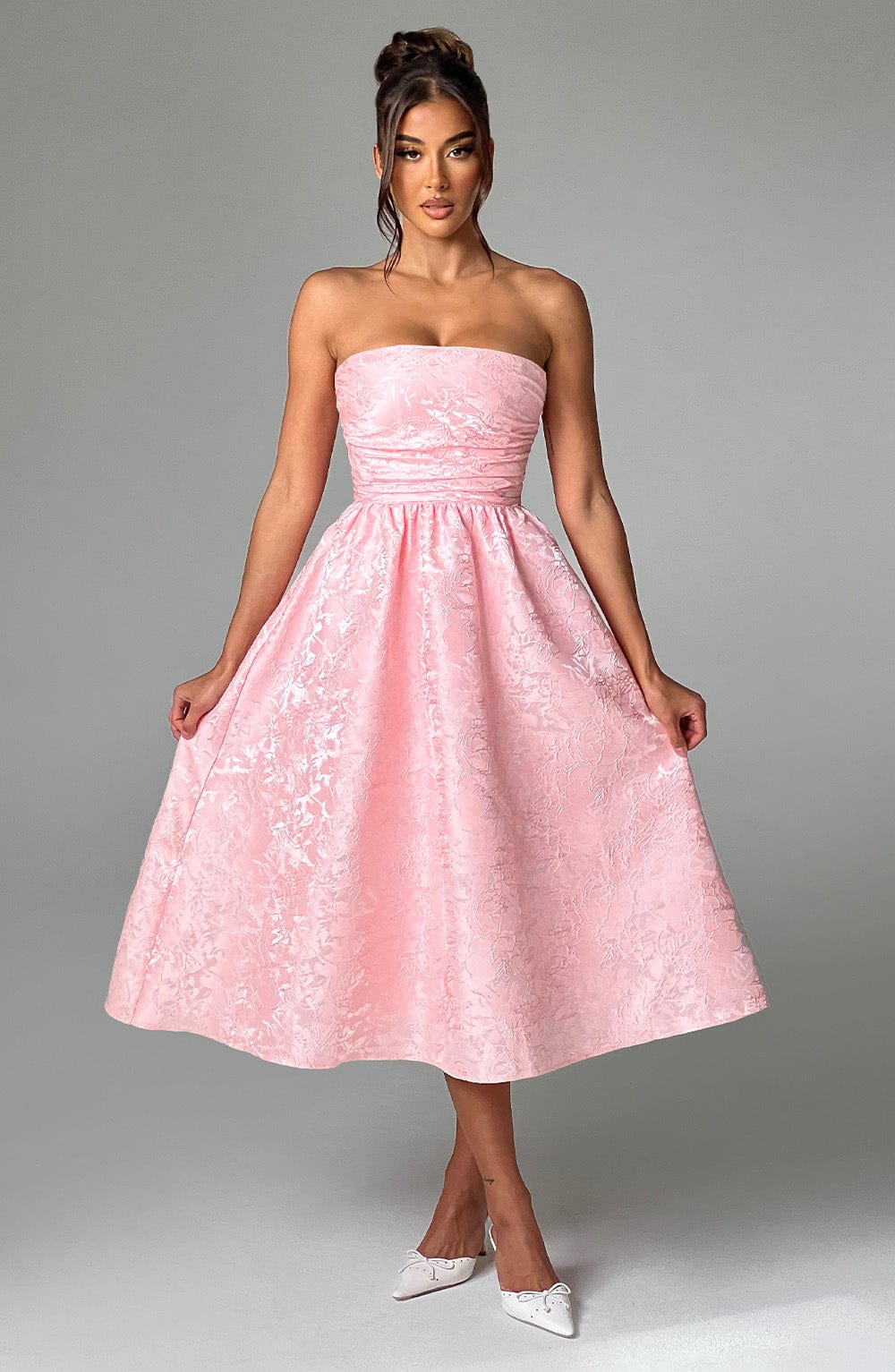 Vestito Midi Rosa