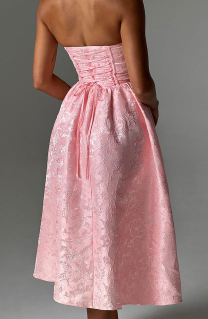 Vestito Midi Rosa