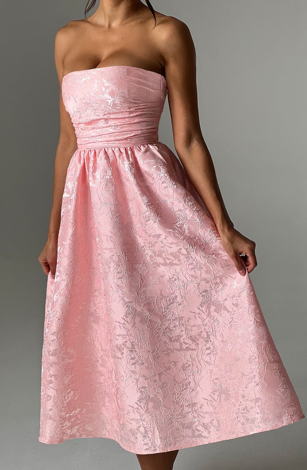 Vestito Midi Rosa
