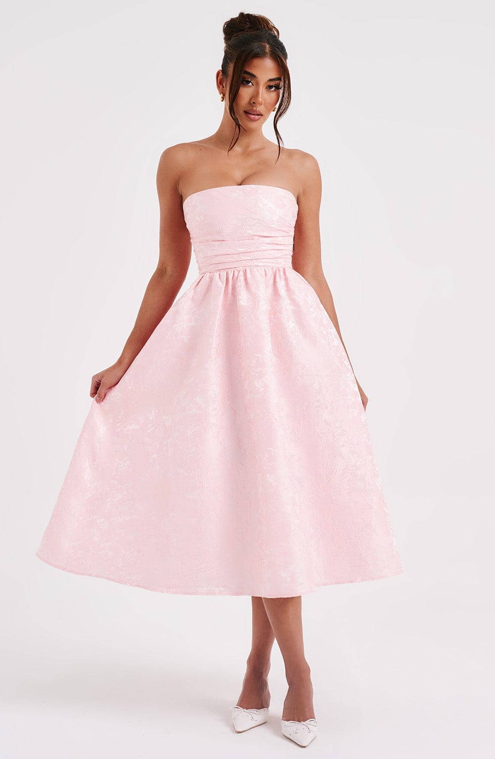 Vestito Midi Rosa