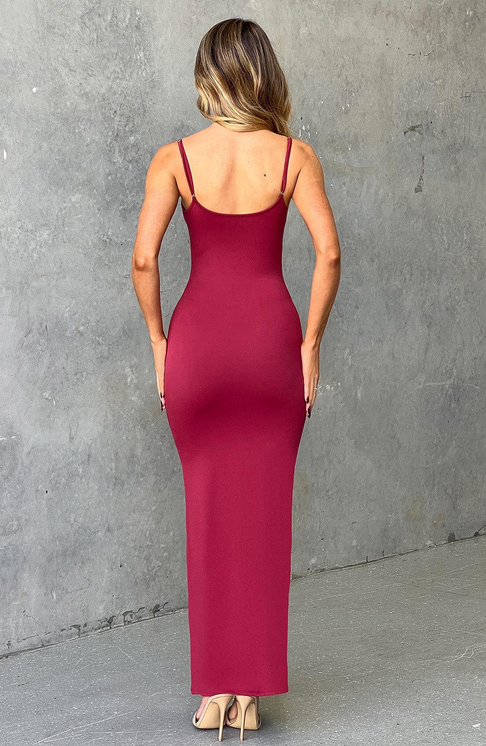 Abito Maxi Saskia Cherry