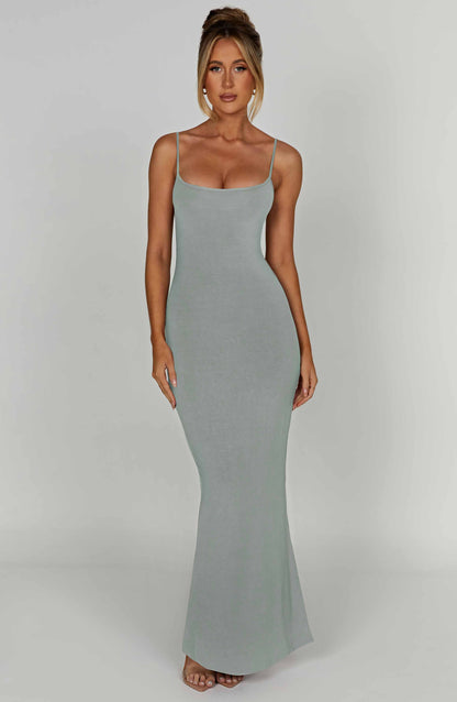 Vestito Maxi Saskia Acciaio