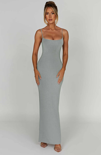 Vestito Maxi Saskia Acciaio