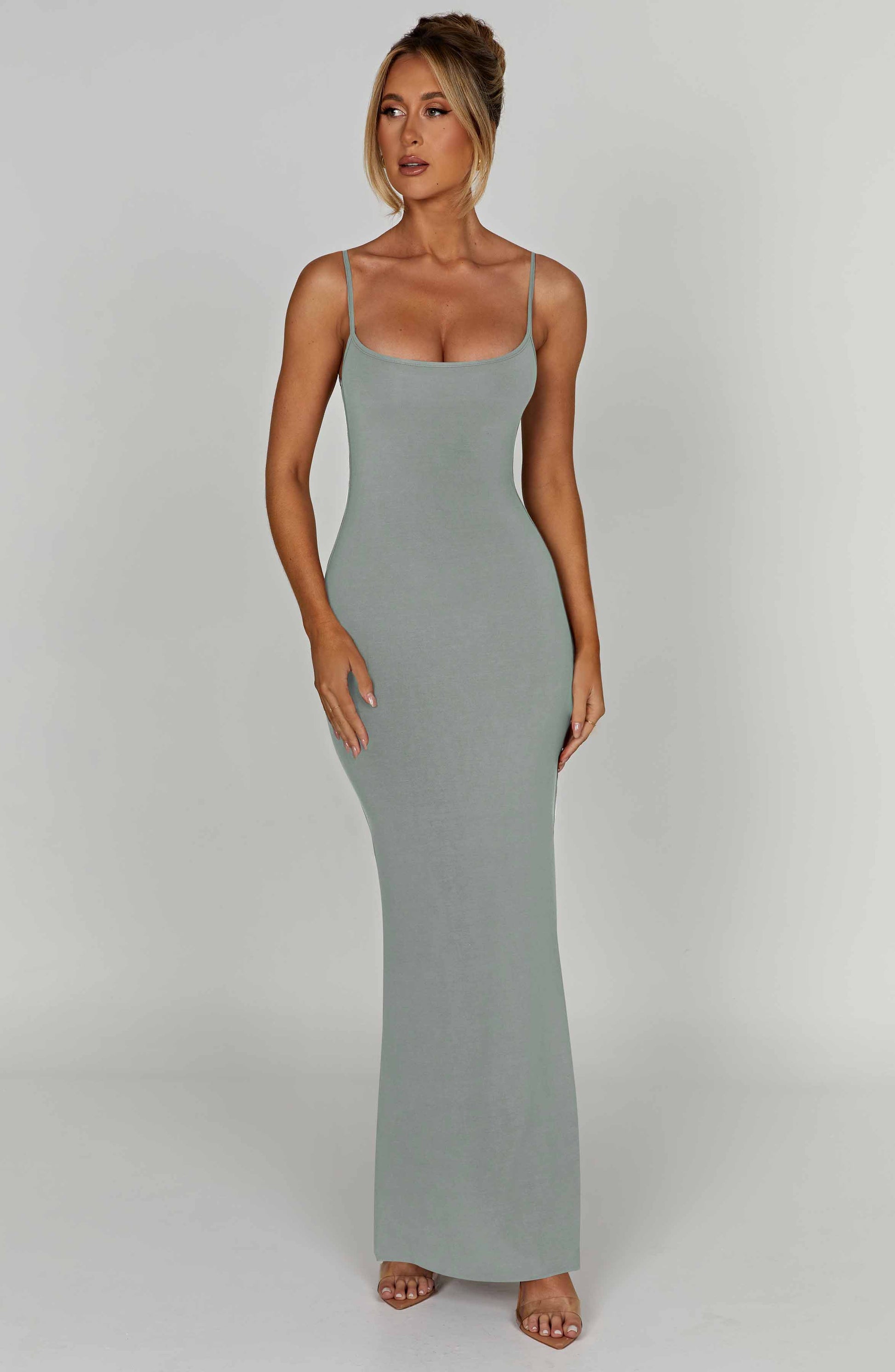 Vestito Maxi Saskia Acciaio