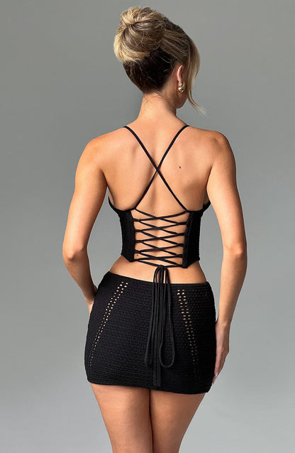 Top Selma Nero