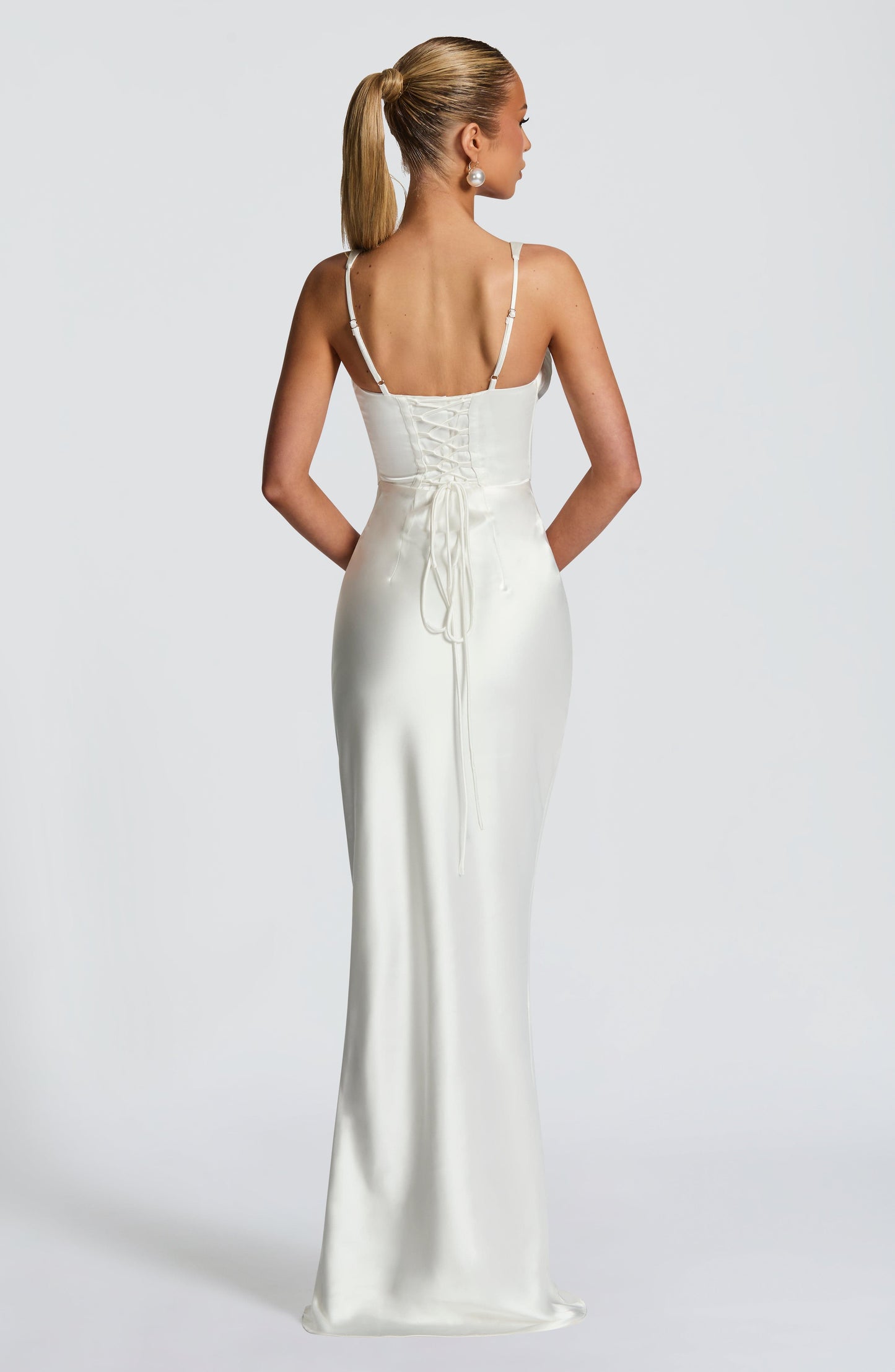Shae Maxi Dress Abito da Sera in Avorio