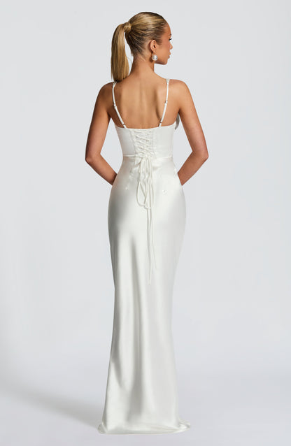 Shae Maxi Dress Abito da Sera in Avorio
