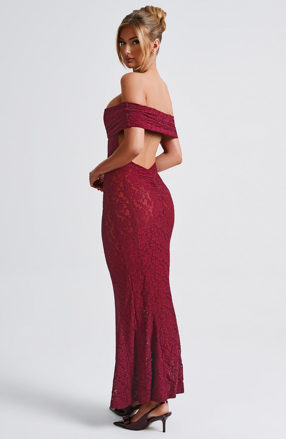 Abito Maxi Stephanie - Borgogna