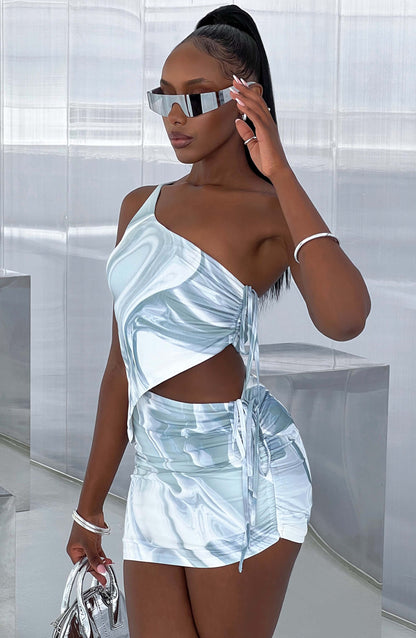 Top Stormi Grigio Nebbia Donna