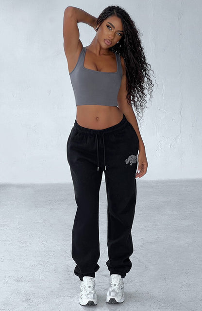 Pantaloni da studio nero/charcoal