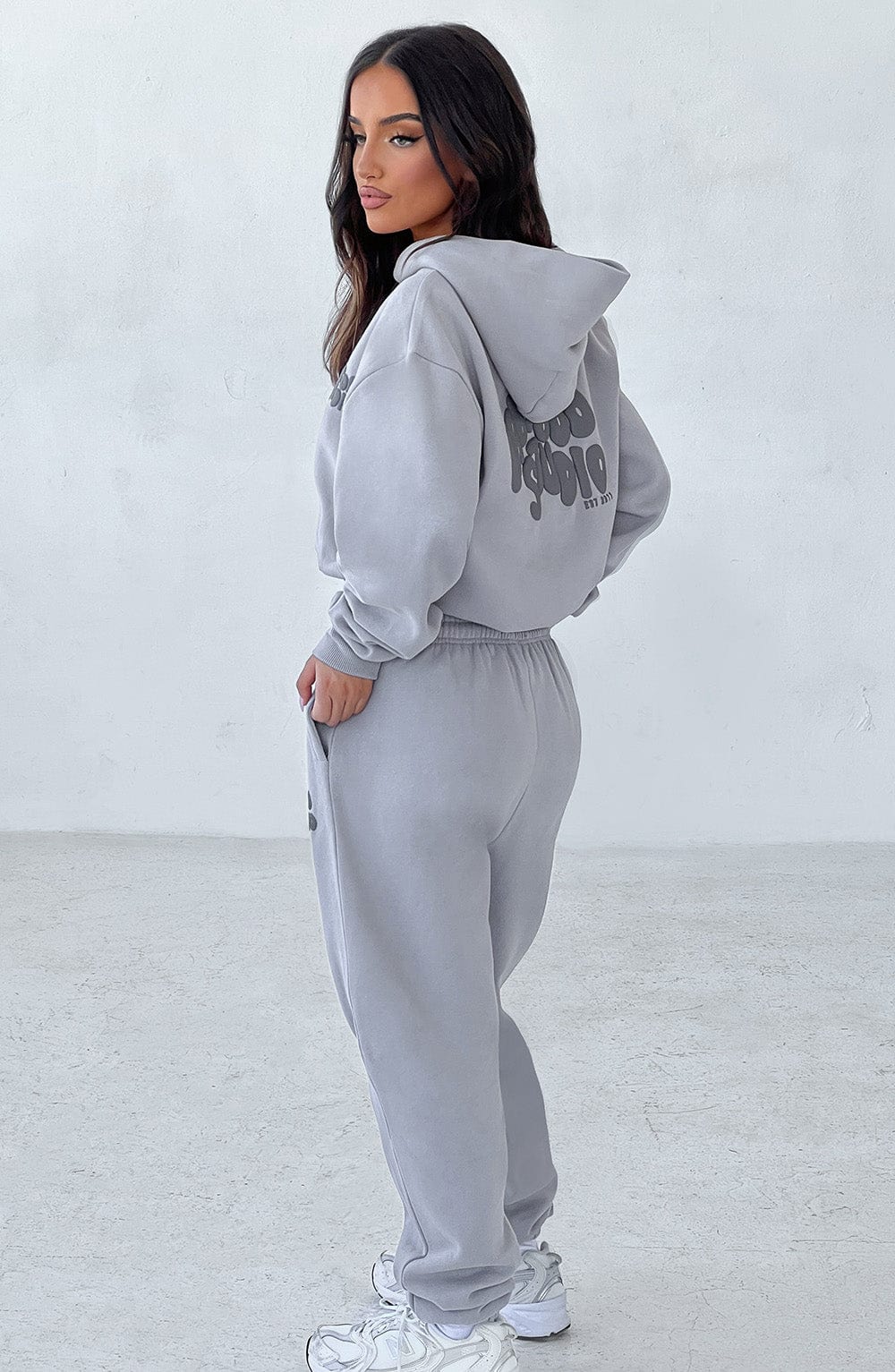 Pantaloni Da Studio Grigio/Carbone