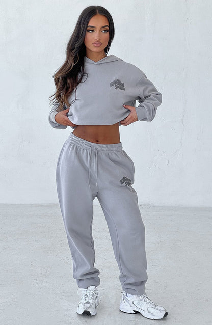 Pantaloni Da Studio Grigio/Carbone