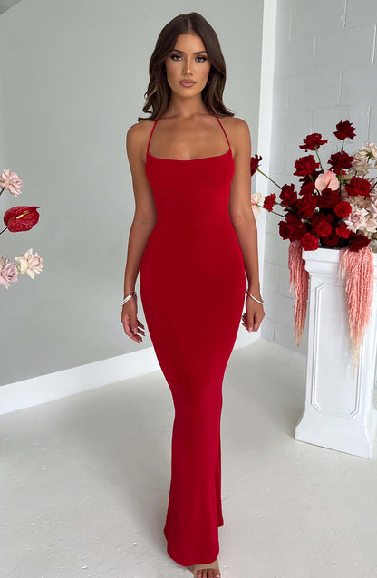 Talisa Maxi Dress Red