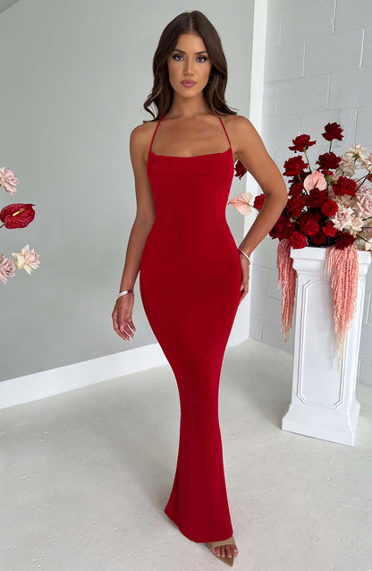 Talisa Maxi Dress Red