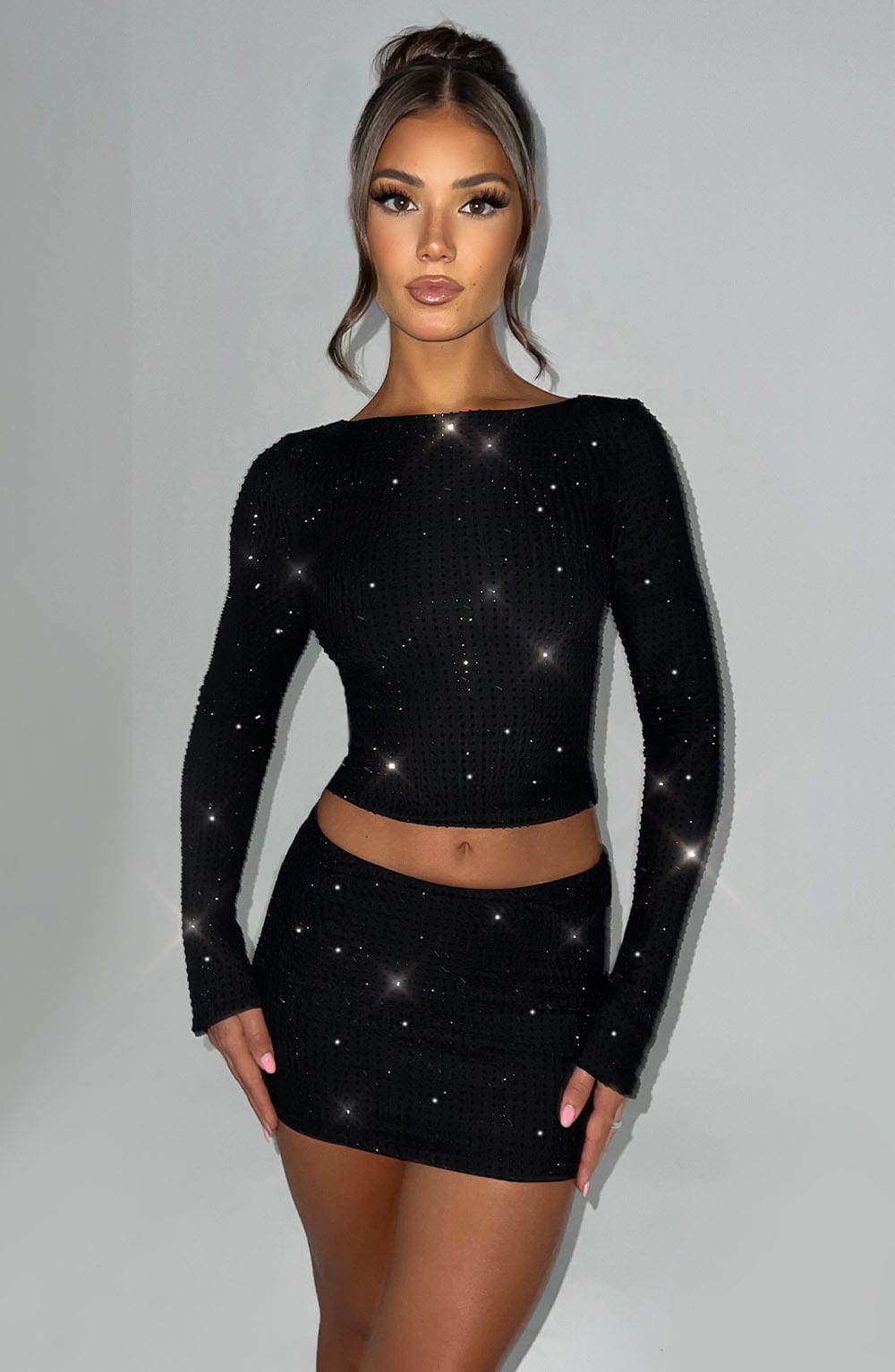Top Donna Tani Nero