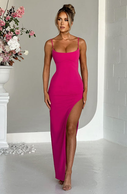 Abito Maxi Rosa Caldo