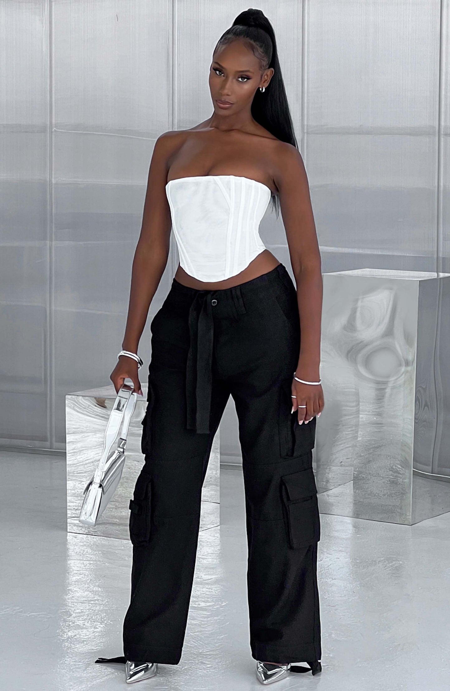 Pantaloni Cargo Tinashe Neri