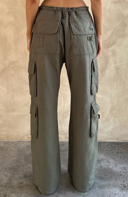 Pantaloni Cargo Khaki