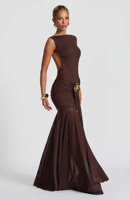Tori Bodysuit Plum Brown