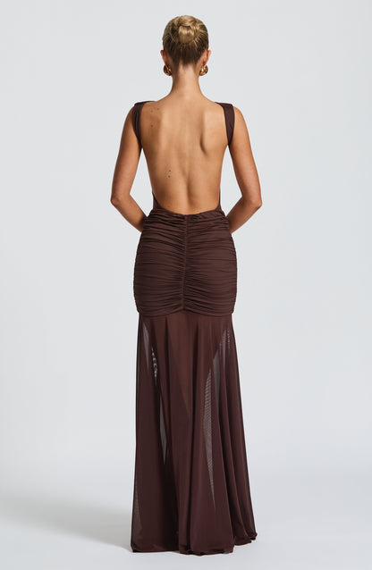 Tori Bodysuit Plum Brown