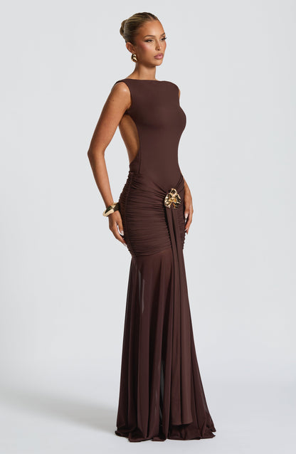 Tori Bodysuit Plum Brown