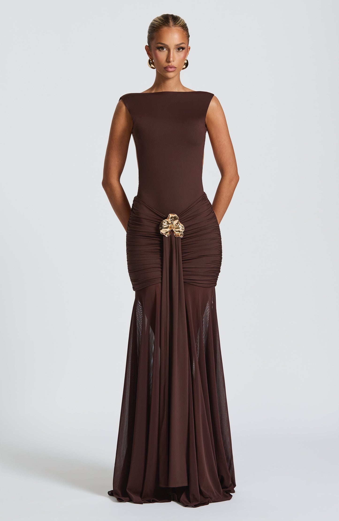 Tori Bodysuit Plum Brown