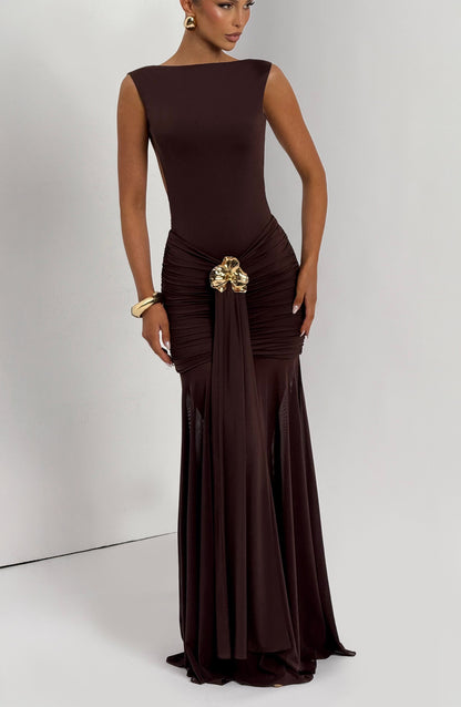 Tori Bodysuit Plum Brown