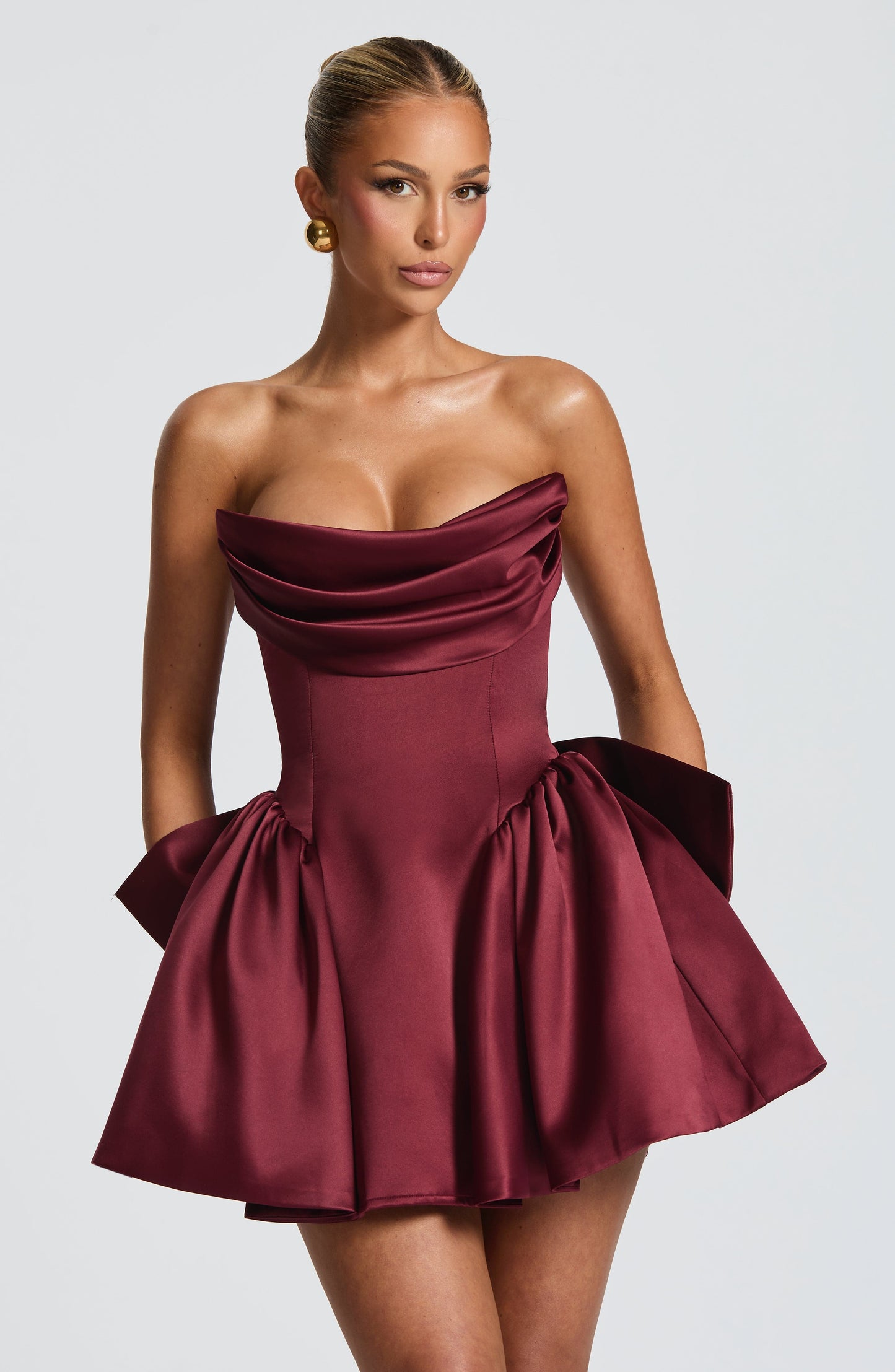 Vestito Mini Trinity - Cherry Lacquer