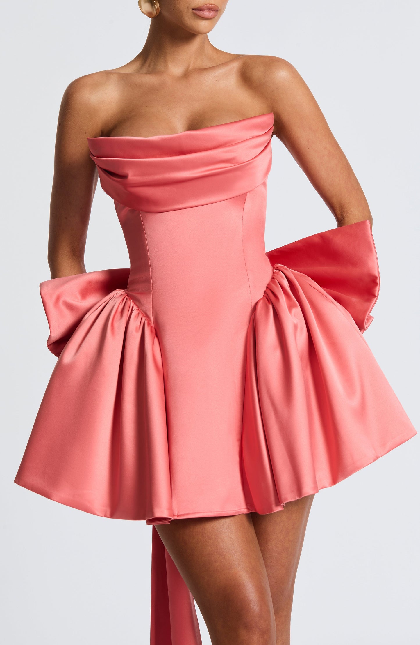 Abito Mini Rosa Corallo